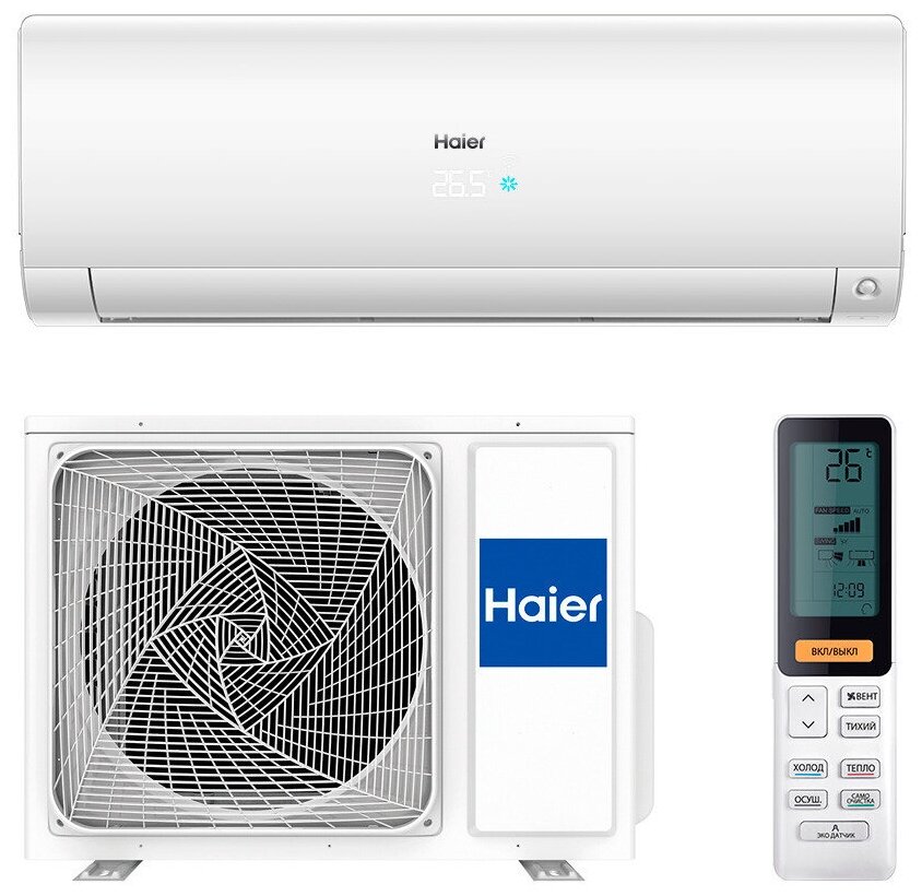 Сплит-система/ Кондиционер настенный / Кондиционер Haier FLEXIS Super Match DC Inverter AS25S2SF1FA-W