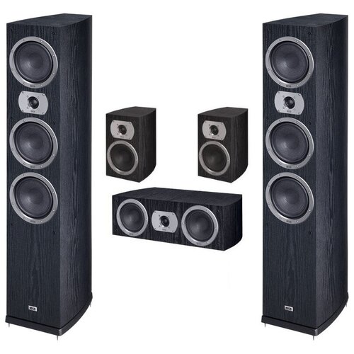 Комплект акустических систем HECO Victa Prime Set 702/202/102 Black