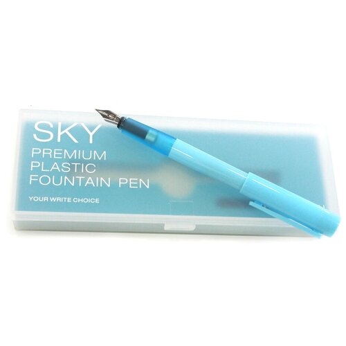Перьевая ручка KACO Sky Premium Plastic Fountain Pen (K1030) голубой
