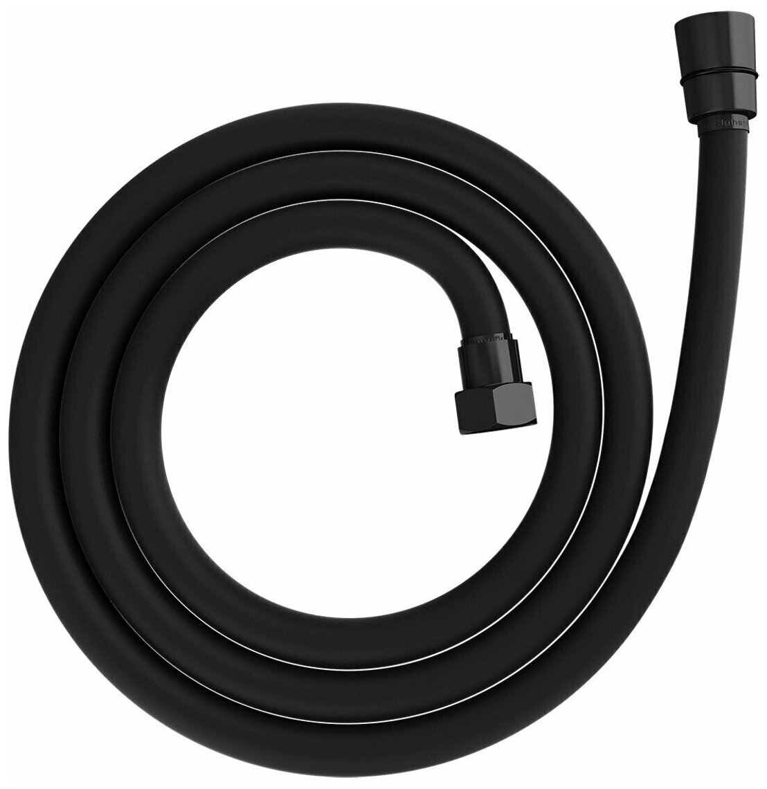 Шланг для душа силиконовый 150 см ELGHANSA SHOWER HOSE SH085 BLACK черный