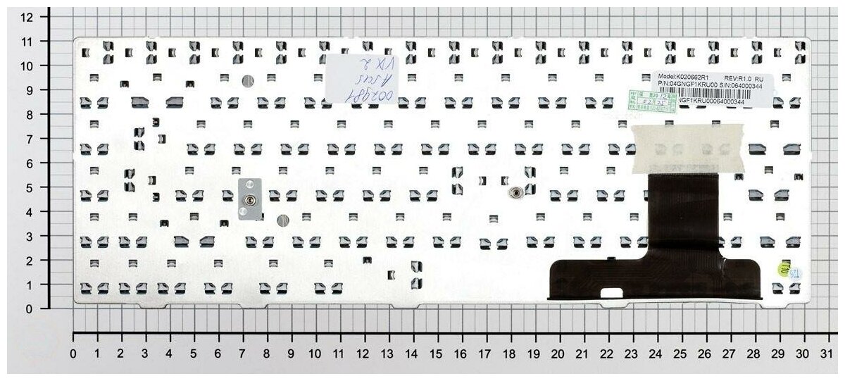 Клавиатура для ноутбука Asus K020662B3 русская черная версия 3