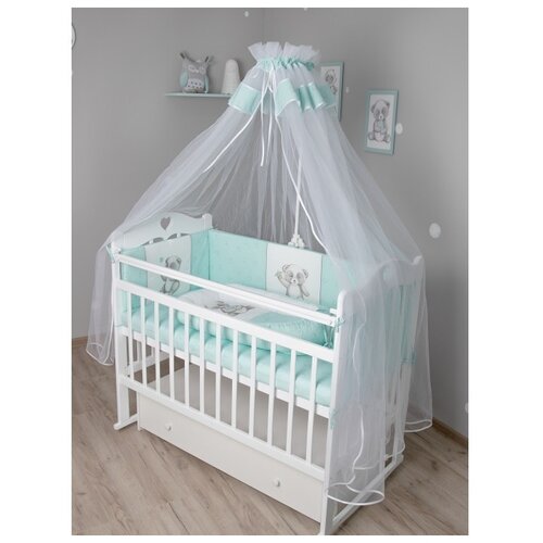 Балдахин Vikalex Панда VI1003 мятный 2450₽