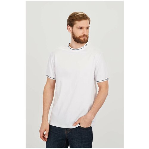 фото Футболка кор.рук. baon футболка с контрастной окантовкой baon, размер: s, оранжевый