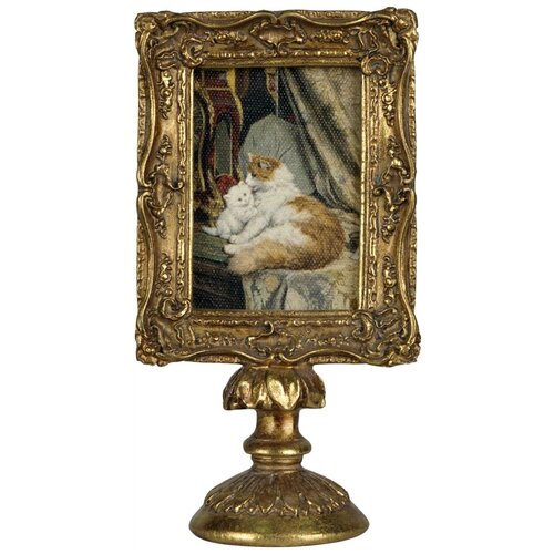 фото Картина в раме, масло 9x6x17см, glasar