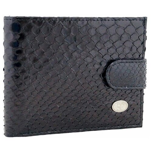 фото Мужской кошелек из кожи питона с большой монетницей exotic leather