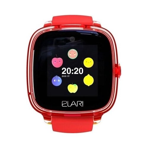 фото Детские умные часы elari kidphone 4 fresh red .