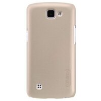 Чехол накладка Nillkin Super Frosted для LG K4 золотой