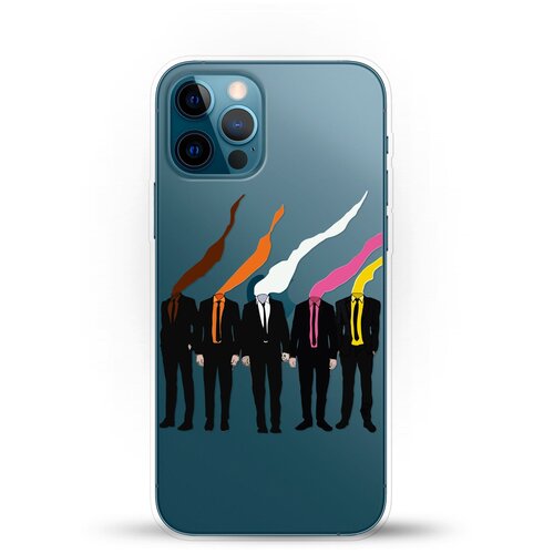 фото Силиконовый чехол псы на apple iphone 12 pro max andy & paul