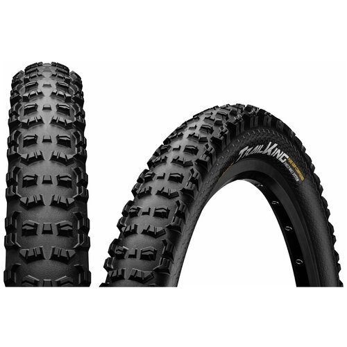 фото Велопокрышка continental trail king ii, 27.5 x 2.6 (65-584), складная, puregrip compound, shieldwall system, tl, 150332