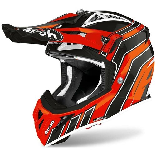 фото Airoh шлем кросс aviator ace art orange gloss s airoh helmet