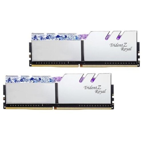 Оперативная память 32Gb G Skill Trident Z Royal F4-4000C16D-32GTRSA 2x16Gb DDR4 4000MHz CL16 140V SILVER 2942000₽