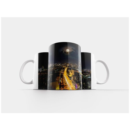 фото Кружка "городской ландшафт, город, панорама" 320 мл lotsprints