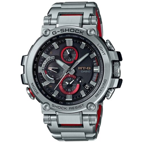 Наручные часы CASIO G-Shock MTG-B1000D-1AER, черный, серебряный наручные часы casio g shock mtg b1000 1aer серебряный черный