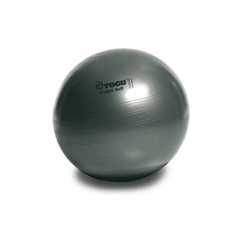 фото Мяч гимнастический togu my ball soft 75 см. черный перламутровый