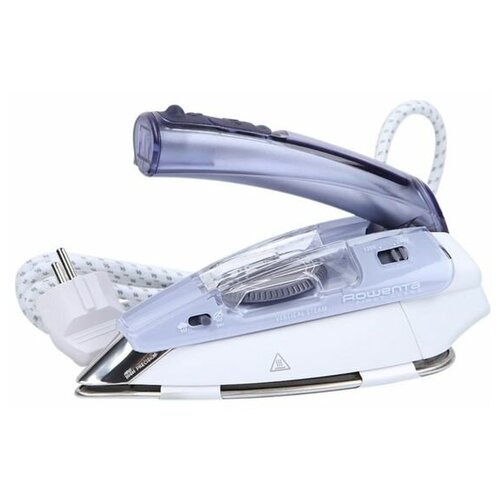 Утюг Rowenta DA1510 1000 Вт нержавеющая сталь 45 гмин 70 мл дорожный бело-синий 1605600₽