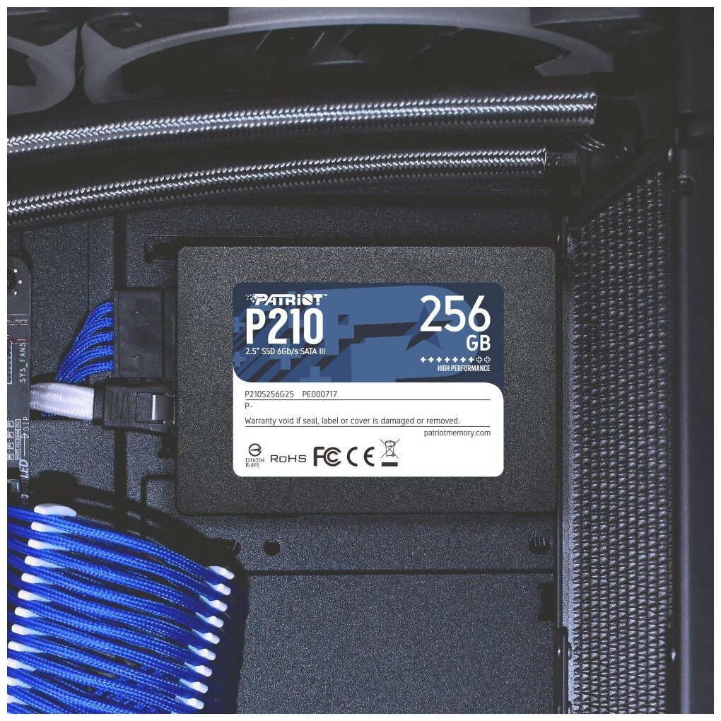 SSD накопитель PATRIOT P210 256ГБ, 2.5", SATA III - фото №3