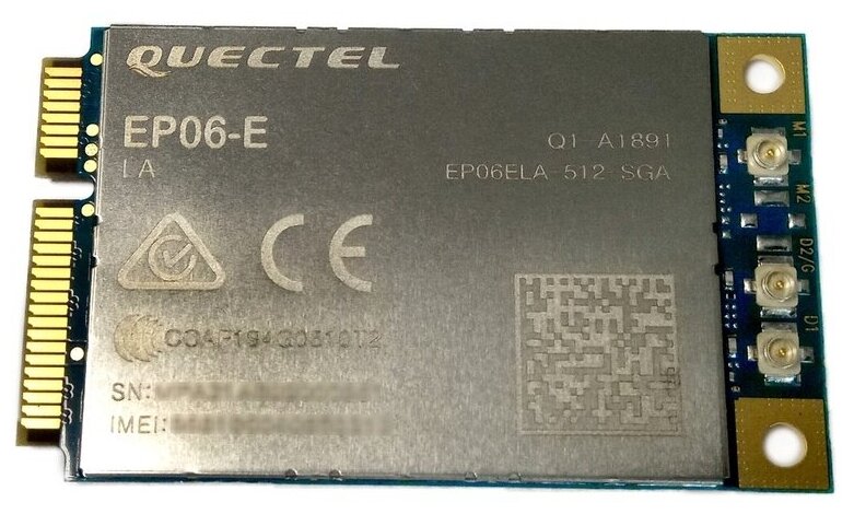 Модем 3G/4G Mini PCI-e Quectel EP06-E