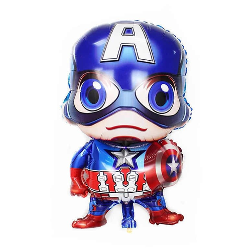 Воздушный шар Мстители Капитан Америка (фольгированный, 80 см)