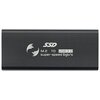 Бокс для жесткого диска m2 - USB 3.0 алюминиевый (черный) - изображение
