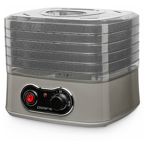 Сушилка для продуктов Polaris PFD 2505 дегидратор серая вместительность 55 кг 275000₽