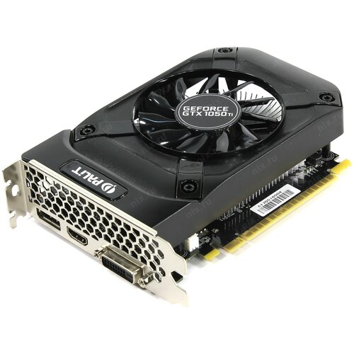 Видеокарта nVidia GeForce GTX1050 Ti Palit StormX PCI-E 4096Mb NE5105T018G1 OEM 1614600₽