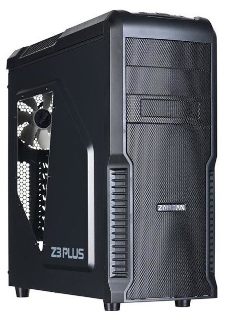 Компьютерный корпус Zalman Z3 Plus черный - фото №12