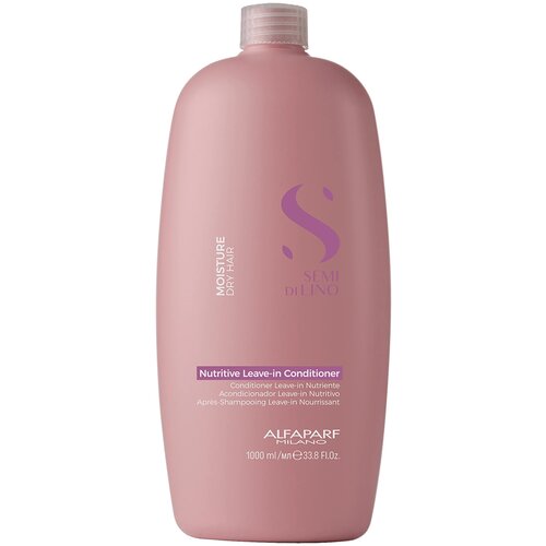 Alfaparf Milano кондиционер Semi di Lino Moisture Nutritive Leave-in несмываемый для сухих волос, 1000 мл кондиционер несмываемый для сухих волос semi di lino moisture nutritive leave in conditioner 200мл кондиционер 200мл