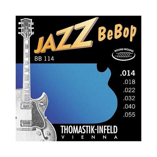 Комплект струн для электрогитары Thomastik Jazz BeBop BB114