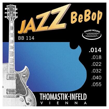 Комплект струн для электрогитары Thomastik Jazz BeBop BB114