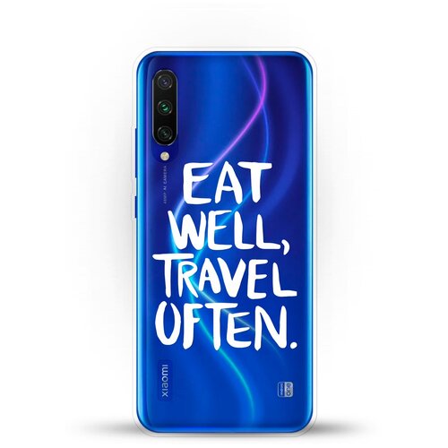 фото Силиконовый чехол eat well на xiaomi mi cc9e andy & paul