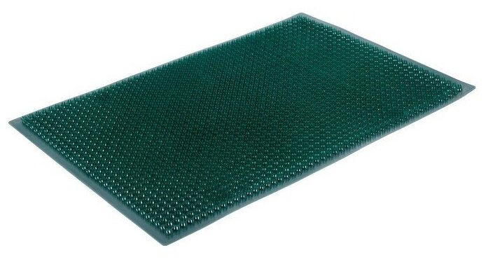 Покрытие ковровое щетинистое «Травка», 39×59 см, цвет тёмно-зелёный - фотография № 2