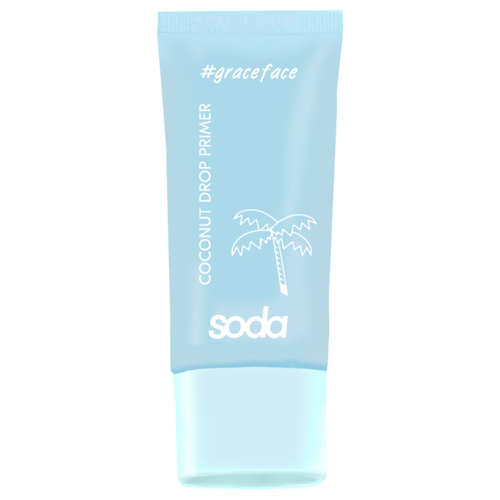 Soda Праймер для лица Coconut drop primer #graceface, 35 мл, без цвета