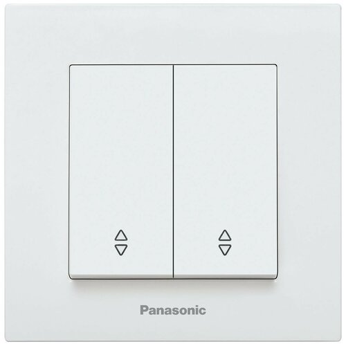 Переключатель Panasonic Karre Plus скрыт. 2кл. IP20 белый (упак:1шт) (WKTC00112WH-RU) переключатель panasonic karre