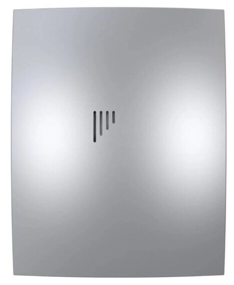 BREEZE 5C Gray metal, Вентилятор осевой вытяжной с обратным клапаном D 125, декоративный