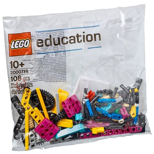 Детали для механизмов LEGO Education Prime 2000719, 108 шт. детали lego education spike prime 45680 ресурсный набор 603 дет