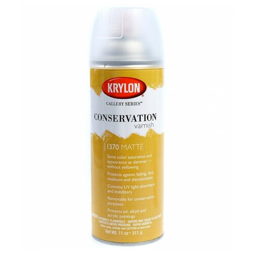 CONSERVATION VARNISH, аэрозольный лак Матовый Krylon 1370