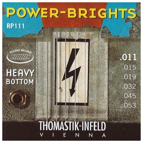 Струны для электрогитары Thomastik 11-53 RP111 Power-Brights Heavy Bottom