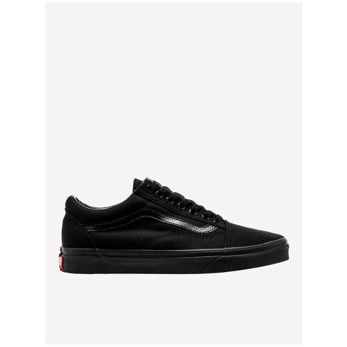 Кеды VANS Old Skool, летние, низкие, размер 8US, черный