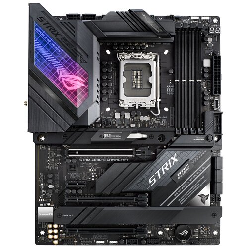 Материнская плата ASUS ROG STRIX Z690-E GAMING WIFI Retail qnap qm2 2p10g1ta dual m 2 22110 2280 pcie nvme ssd and single 10gbase t 10gbe network expansion card pcie gen2 x 4