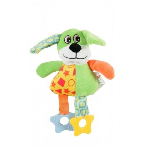 Золюкс Игрушка плюшевая для собак Собака, зеленая (2 шт)
