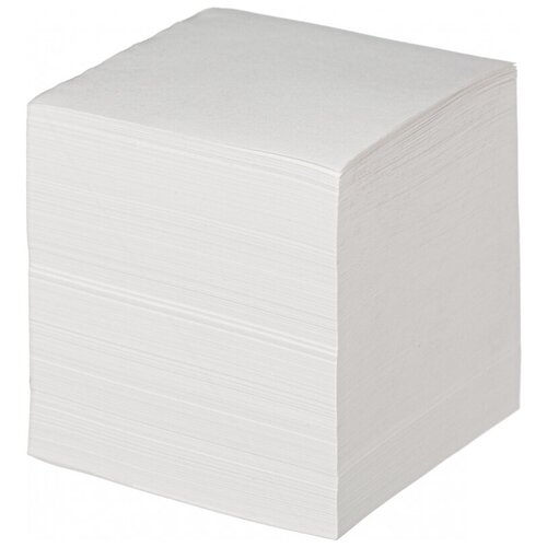 Блок для записей Attache Economy на склейке 9х9х9 белый 65 гр 92 3 шт. бумага для заметок блок для записей attache economy на склейке 9х9х5 цветной 65 гр 92 2 шт