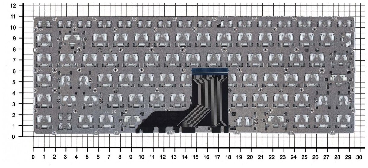 Клавиатура для ноутбука HP Envy 13-AD010NR Русская черная с подсветкой