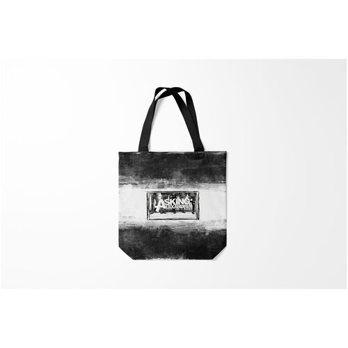 фото Сумка-шоппер / 40х40 см / рок / asking alexandria burnettie