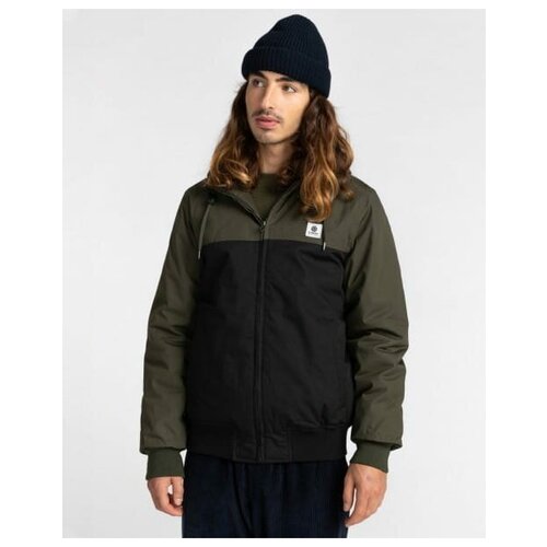 фото Водонепроницаемая мужская куртка wolfeboro dulcey two tones, цвет черный, размер m element