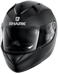 Мотошлем интеграл SHARK RIDILL BLANK Black Mat, черный матовый (M)