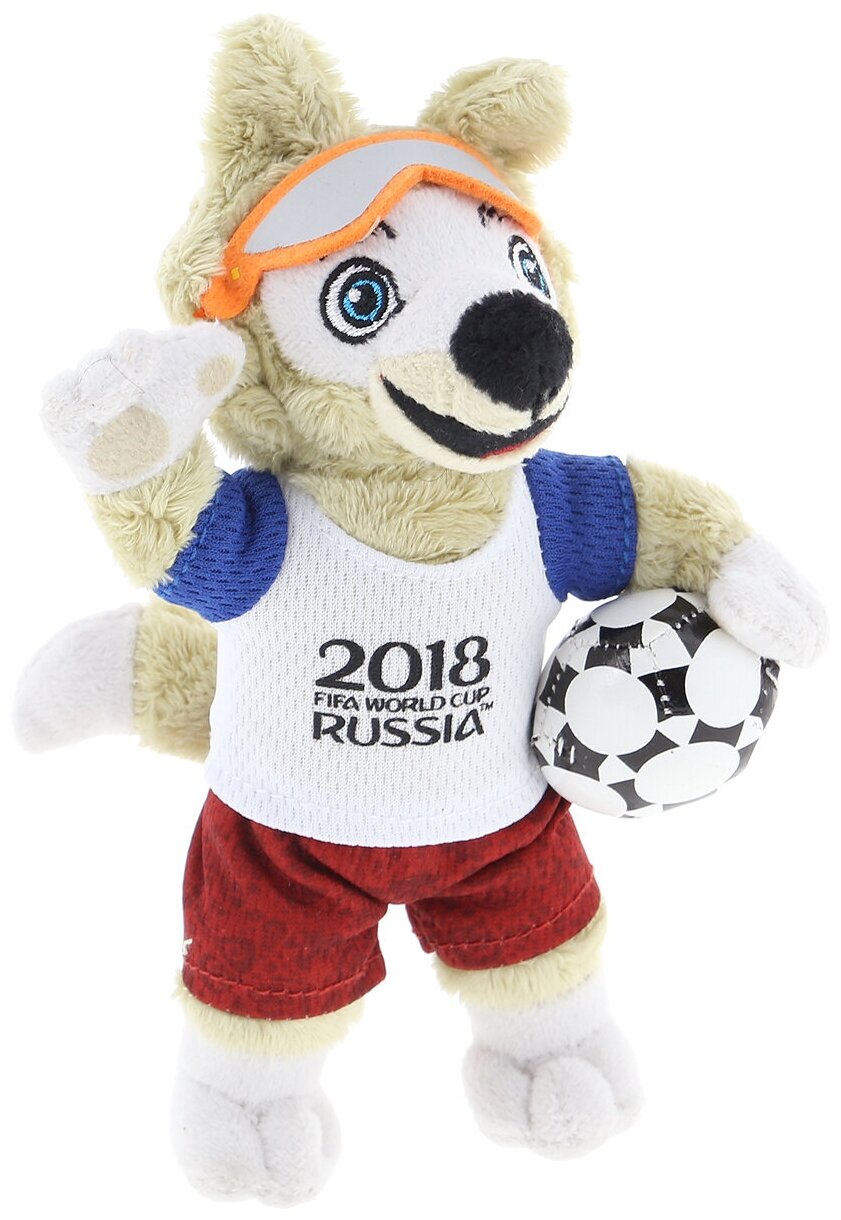 Мягкая игрушка 1Toy FIFA 2018 Zabivaka 18 см - фото №6