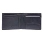 Бумажник KLONDIKE Dawson, натуральная кожа в черном цвете, 12 х 2 х 9,5 см - изображение