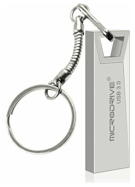 Флешка Microdrive 128 Гб USB 3.0 TXM-серебристая