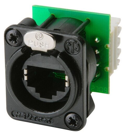 Neutrik NE8FDV-Y110-B панельный разъем RJ45