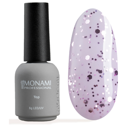 monami верхнее покрытие super shine pearl top violet 8 г Monami Верхнее покрытие Super Shine Top, pink panther, 8 мл